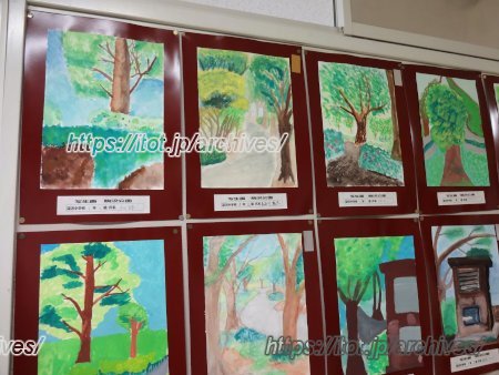 世田谷区立深沢中学校 展示